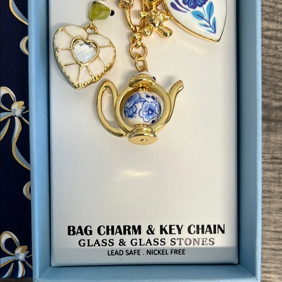 Piper K Teapot Vintage Style Bag Charm 🫖💙 - Picture 10 of 10